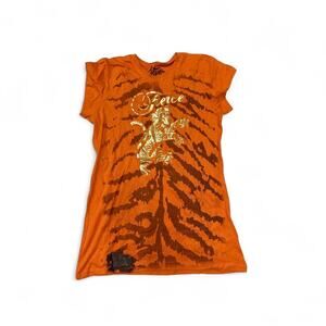 Y2K Deadstock Disney Stage 28 Orange  Tiger T-shirt, XL